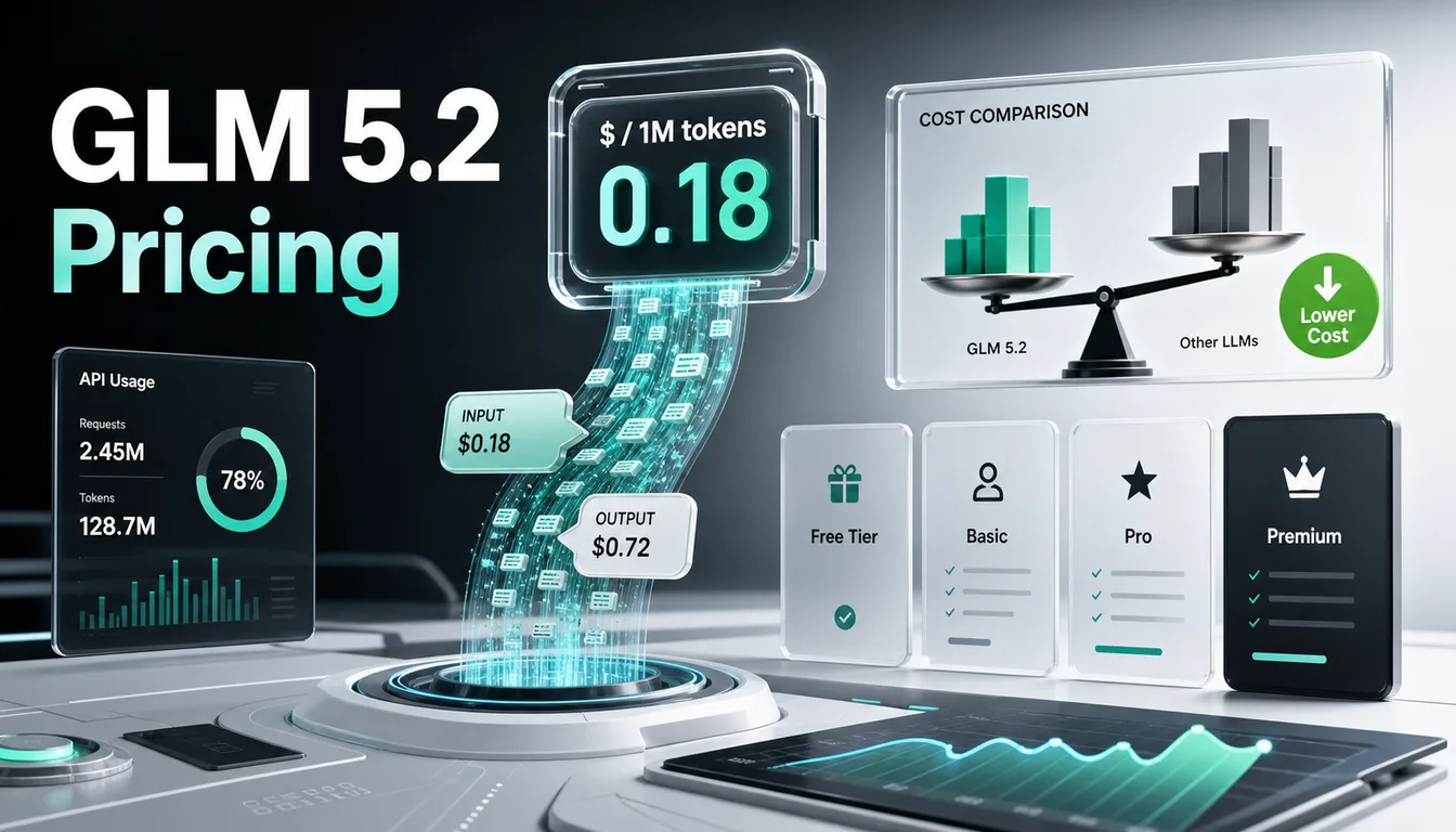 GLM 5.2 Preise: API-Kosten, Abonnementpläne & Gratis-Kontingent (2026)